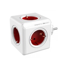 ALLOCACOC PowerCube Original 5xSchuko Crvena