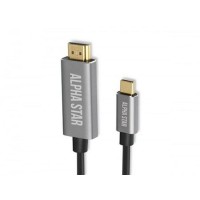 ALPHA STAR USB kabl TIP-C (muški) na HDMI 4K (muški)/dužina 1,8m/blister ( TIP- C na HDMI 4K 1,8m ) ALPHA STAR USB kabl TIP-C (muški) na HDMI 4K (muški)/dužina 1,8m/blister ( TIP- C na HDMI 4K 1,8m )