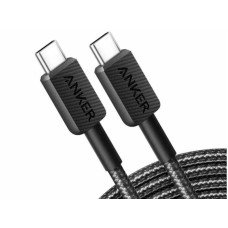 ANKER 322 USB-C to USB-C Cable (6ft Braided) B2B - Europe (excluded UK plug) Black Iteration 1