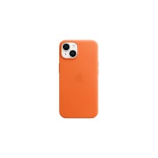 APPLE IPhone 14 Leather Case with MagSafe - Orange (mpp83zm/a)