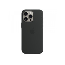 APPLE IPhone 15 Pro Max Silicone Case w MagSafe - Black ( mt1m3zm/a )