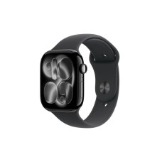 APPLE Watch S11 GPS 42mm Jet Black Aluminium Case with Black Sport Band - S/M (meqt4rk/a)