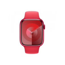 APPLE Watch S9 GPS 45mm RED Alu Case w RED Sport Band - S/M (mrxj3se/a)