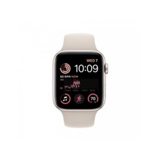 APPLE Watch SE2 GPS 44mm Starlight Aluminium Case with Starlight Sport Band - Regular (mnjx3se/a)