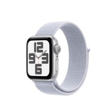 APPLE Watch SE2 v3 GPS 40mm Silver Alu Case with Blue Cloud Sport Loop (mxee3qv/a)
