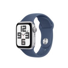 APPLE Watch SE2 v3 GPS 40mm Silver Alu Case with Denim Sport Band - M/L (mxed3qv/a)