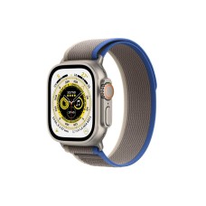 APPLE Watch Ultra Cellular 49mm Titanium Case with Blue/Gray Trail Loop-S/M(mnhl3se/a)