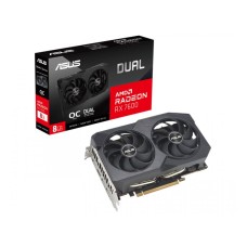 ASUS AMD Radeon RX 7600, 8GB, 3xDP, 1xHDMI, DUAL-RX7600-O8G-V2