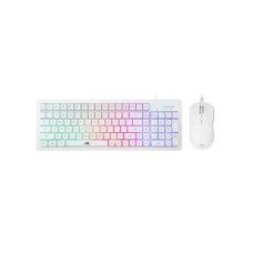 BARACUDA Tastatatura + miš ORCA /Membranska/RGB/US + 7200DPI/Optički/Bela BARACUDA Tastatatura + miš ORCA /Membranska/RGB/US + 7200DPI/Optički/Bela