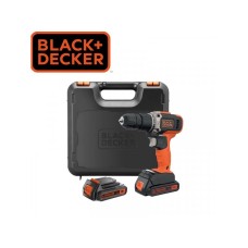 BLACK&DECKER Aku bušilica odvijač sa 2 brzine sa dvije baterije od 1.5 Ah i punjačem BCD003C2K