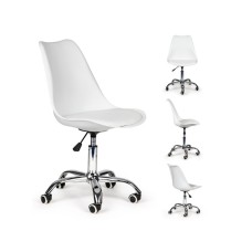Bolzz Pisa set 4 kancelarijske stolice White