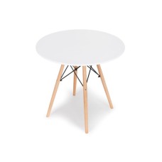 Bolzz Torino okrugli sto 80 cm White