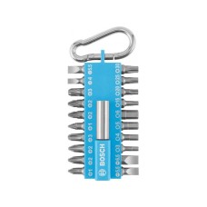 BOSCH 21-delni set bitova odvrtača sa kopčom – plavi 2607002822 BOSCH 21-delni set bitova odvrtača sa kopčom – plavi 2607002822