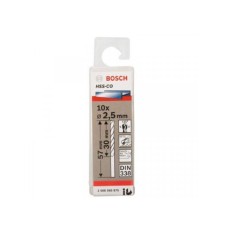 BOSCH Burgija za metal HSS-Co, DIN 338 2,5 x 30 x 57 mm pakovanje od 10 komada BOSCH Burgija za metal HSS-Co, DIN 338 2,5 x 30 x 57 mm pakovanje od 10 komada