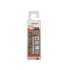 BOSCH Burgija za metal HSS-Co, DIN 338 2 x 24 x 49 mm pakovanje od 10 komada BOSCH Burgija za metal HSS-Co, DIN 338 2 x 24 x 49 mm pakovanje od 10 komada