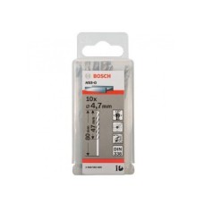 BOSCH Burgija za metal HSS-G, DIN 338 4,7 x 47 x 80 mm pakovanje od 10 komada