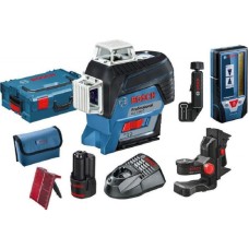 BOSCH GLL 3-80 C + BM 1 + LR 7 Linijski laser + BM 1 nosač sa 1x2.0Ah 12V akumulatorom i punjačem, L-Boxx 136 kofer, Bluetooth 80m BOSCH GLL 3-80 C + BM 1 + LR 7 Linijski laser + BM 1 nosač sa 1x2.0Ah 12V akumulatorom i punjačem, L-Boxx 136 kofer, Bluetooth 80m