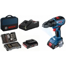 BOSCH GSR 18V-50 + 43 delni set bitova Akumulatorska šrafilica, 2x2.0Ah BOSCH GSR 18V-50 + 43 delni set bitova Akumulatorska šrafilica, 2x2.0Ah