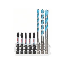 BOSCH Hex-9 MultiConstruction 5,6,8mm; Impact Power bit 50mm PH2, PZ2, T20, T25, T30 2608577144