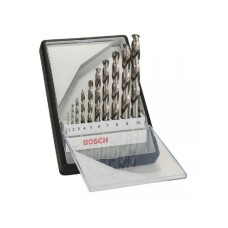 BOSCH plavi alat 10-delni Robust Line set burgija za metal HSS-G DIN 338 135° 2607010535 BOSCH plavi alat 10-delni Robust Line set burgija za metal HSS-G DIN 338 135° 2607010535