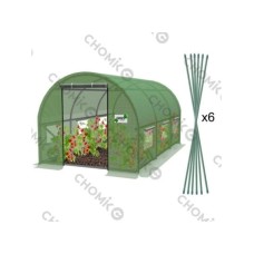 CHOMIK BAŠTENSKI PLASTENIK 3-SEGMENTNI ZELENI 3 x 2 x 2 m 5552