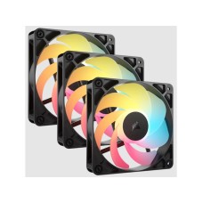 CORSAIR Ventilatori Corsair 3x RS120-R ARGB 120mm PWM-Triple Pack - Crni, CO-9050196-WW CORSAIR Ventilatori Corsair 3x RS120-R ARGB 120mm PWM-Triple Pack - Crni, CO-9050196-WW