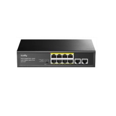 CUDY Cudy GS1010PS2 8-Port Gigabit PoE+ Switch with 2 Gigabit Uplink ports and 2 Gigabit SFP slot 120W CUDY Cudy GS1010PS2 8-Port Gigabit PoE+ Switch with 2 Gigabit Uplink ports and 2 Gigabit SFP slot 120W