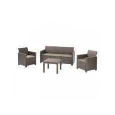 CURVER Baštenski set Elodie 3 seater kapućino CU 246154