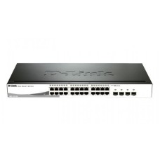 D LINK Switch 24xGbps Smart Managed PoE 4xSFP DGS-1210-24P