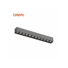 DAWN Magnetic slim svetiljka led26 - 12T 12W 3000K 24° 48V DC CRNA