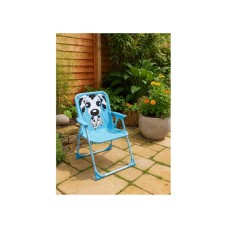 Denis Dečija stolica na rasklapanje sa slikom šteneta, plava Denis Dečija stolica na rasklapanje sa slikom šteneta, plava