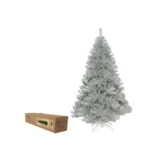 Denis Veštačka jelka 150 cm, bela sa postoljem