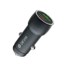 DEVIA Auto punjač Extreme speed series, PD, QC, 48W, Crni
