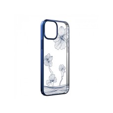DEVIA Futrola Hard Case Crystal Flora za Iphone 13 Plava