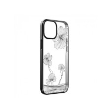 DEVIA Futrola Hard Case Crystal Flora za Iphone 13 Pro Max crna