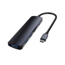 DEVIA Leopard Type-C To USB3.0*3+PD +Cardreader 5 u 1 HUB