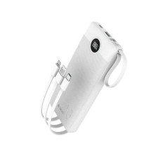DEVIA Power bank Extreme Speed Series Full Compatible, Tip C, USB, Lighting, 10000mAh, Bela