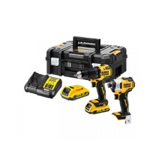 DeWALT Akumulatorski set  DCK2062D2T (DCD709 + DCF809 + 2 x baterija 18V/2Ah + punjač + kofer)