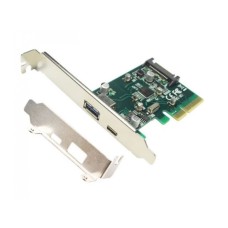 E-GREEN PCI-Express kontroler na USB 3.1 Tip A + USB-C Host Controler (Asmedia 1142) (KON00382)