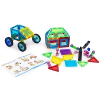 ECO TOYS Set magnetnih kocki za decu - kuca i auto, 48 delova ECO TOYS Set magnetnih kocki za decu - kuca i auto, 48 delova