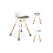 ECO TOYS Stolica za hranjenje BABY WHITE