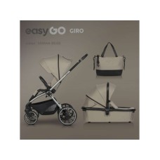 EUROCART EUROCART EASY GO GIRO 2U1 KOLICA ZA BEBE SAVANA BEIGE