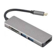 FAST ASIA Adapter-konvertor TIP C na HDMI+2xUSB 3.0+SD/Micro SD