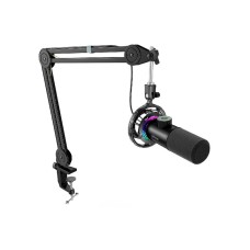 FIFINE T658 USB RGB dinamički mikrofon sa stalkom, crni FIFINE T658 USB RGB dinamički mikrofon sa stalkom, crni