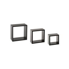 FIVE Zidne police Fixy 3 komada crne - 138956A