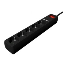 GEMBIRD GEMBIRD SPG5-U2-5-02 Gembird produzni kabl sa zastitom 5 uticnica, 5V/2A USB-A 16A 1.5m Black