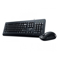 GENIUS KM-160 USB YU crna tastatura+ USB crni miš