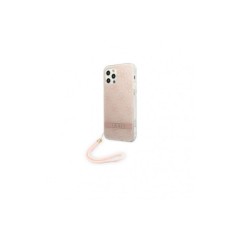 Guess Futrola za iPhone 12/12 Pro Pink Print 4G Cord
