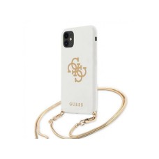 Guess Futrola za iPhone 12/12 Pro White Gold Chain Collection