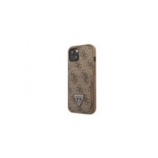 Guess Futrola za iPhone 13 Mini Brown Triangle Logo Cardslot